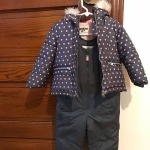 OshKosh winter coat and matching snow pants